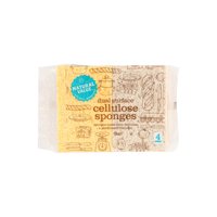 Natural Value Cellulose Sponge, 4 Each