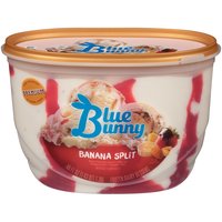 Blue Bunny Ice Cream, Banana Split, 46 Ounce