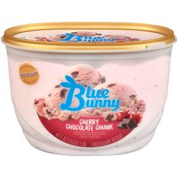 Blue Bunny Ice Cream, Cherry Chocolate, 46 Ounce