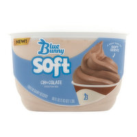 Blue Bunny Chocolate Soft Frozen Dairy Dessert, 46 Ounce