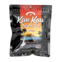 Kau Kau Beef Jerky Chips Teriyaki, 3 Ounce