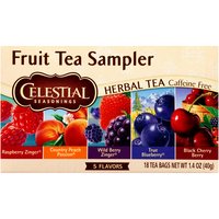 Celestial Seasonings Tea, Fruit Sampler, 18 Each