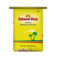 Island Sun Medium Grain White Rice, 15 Pound