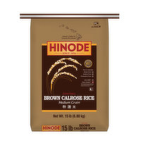 Hinode Brown Calrose Rice, 15 Pound