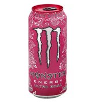 Monster Ultra Zero Energy Drink,  Rosa , 16 Ounce