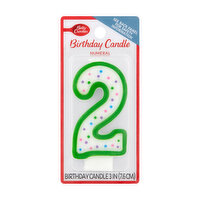 Betty Crocker Numeral 2 Birthday Candle, 1 Each