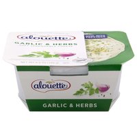 Alouette Spread, Soft Spreadable Garlic & Herbs Cheese, 6.5 Ounce