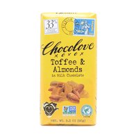 Chocolove 33% Toffee Almond Milk, 3.2 Ounce