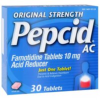 Pepcid Acid Reducer, Original Strength, 10mg, 30 Each