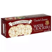 Wellington Water Crackers, Toasted Sesame, 4.4 Ounce