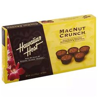 Hawaiian Host Macadamia Nuts, Crunch, 6 Ounce