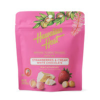 Hawaiian Host Collection Strawberry Cream White Chocolate, 4 Ounce