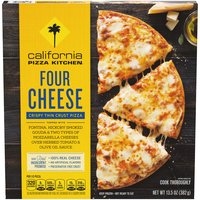 California Pizza Kitchen Thin Crust Pizza, Four Cheese, 13.5 Ounce