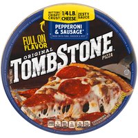 Tombstone Original Pizza, Pepperoni & Sausage , 19.4 Ounce