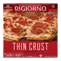 Digiorno Thin Crust 4 Meat Pizza, 12 Inch