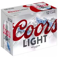 Coors Light, Cans (Pack of 12), 144 Ounce