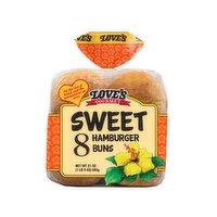 Love's Sweet Hawaiian Gourmet Hamburger Buns 8-pack, 21 Ounce