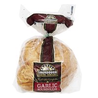 Seattle Sourdough Bread, Garlic Round, 24 Ounce