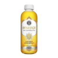 GT's Synergy Kombucha, Golden Pineapple, 16 Ounce