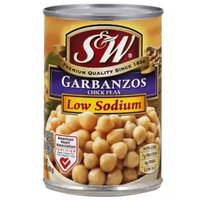S&W Garbanzos Chick Peas, Low Sodium, 15.5 Ounce