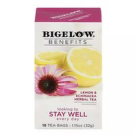 Bigelow Benefits Stay Well, 18 Each