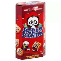 Meiji Hello Panda Cookies, Chocolate Crème, 2.1 Ounce