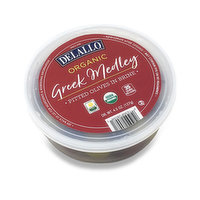 Delallo Organic Greek Medley Olives, 4.5 Ounce