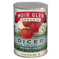 Muir Glen Organic Diced Tomatoes, No Salt, 14.5 Ounce