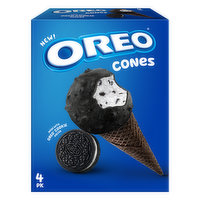 Oreo Frozen Dessert Cones, 4 Each