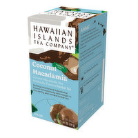 Hawaiian Islands Tea Coconut Macadamia Herbal Tea Bags, 20 Each