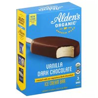 Julie's Organic Ice Cream Bar, Vanilla, Dark Chocolate, 9 Ounce