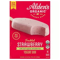 Alden's Organic Strawberry Yogurt Bar, 10 Ounce
