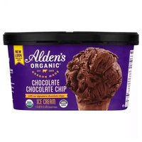 Alden's Organic Chocolate Chip Ice Cream, 48 Ounce