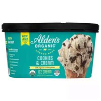 Alden's Organic Ice Cream, Cookies & Cream, 48 Ounce
