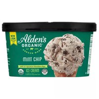 Alden's Organic Ice Cream, Mint Chip, 48 Ounce