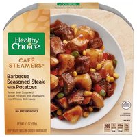 Healthy Choice Steamers, Top Chef Barbecue Seasoned Steak, 9.5 Ounce