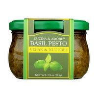 Cucina & Amore Vegan Basil Pesto, 7.9 Ounce