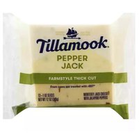 Tillamook Thick Sliced Cheese, Pepper Jack, 12 Ounce
