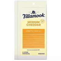 Tillamook Medium Cheddar Cheese , 8 Ounce