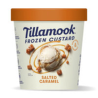 Tillamook Salted Caramel Frozen Custard, 15 Ounce