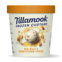 Tillamook Sea Salt & Honeycomb Toffee Frozen Custard, 15 Ounce