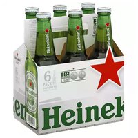 Heineken Light Lager Beer, Bottles (Pack of 6), 72 Ounce