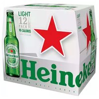 Heineken Light, Bottles (Pack of 12), 144 Ounce