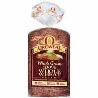 Oroweat Bread, 100% Whole Wheat , 24 Ounce