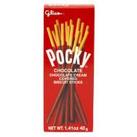 Glico Pocky Cream Covered Biscuit Sticks, Chocolate, 1.41 Ounce