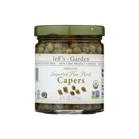 Jeff's Organic Imported Non-Pareil Capers, 6 Ounce