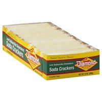 Diamond Bakery Soda Crackers, Low Sodium, 13 Ounce