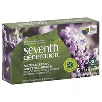 Seventh Generation  Softener Sheets Eucalyptus Lavender, 80 Each