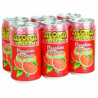 Aloha Maid Passion Orange, Cans (Pack of 6), 69 Ounce
