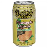 Aloha Maid Pineapple Orange, Cans (Pack of 6), 69 Ounce